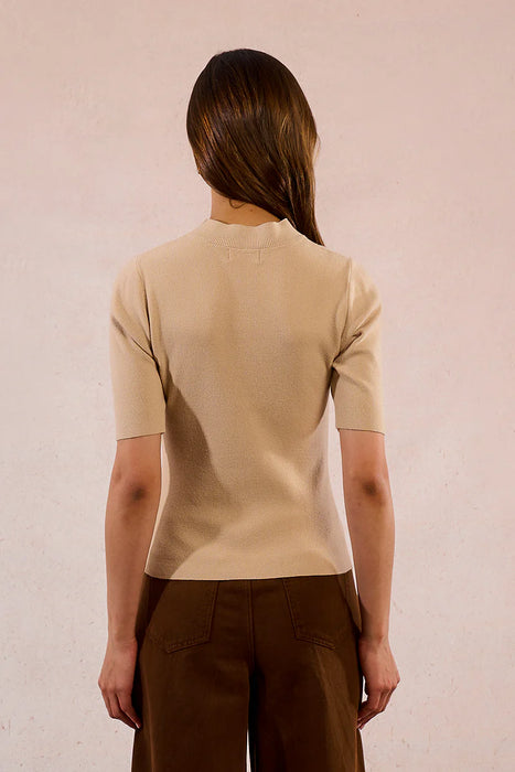 Ribbed SS Sweater