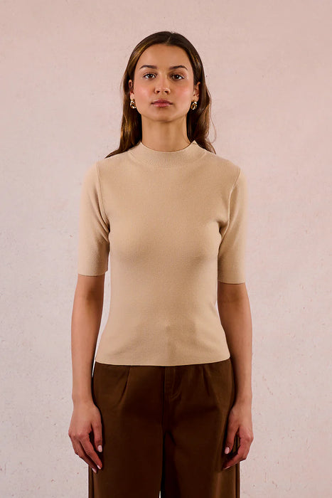 Ribbed SS Sweater