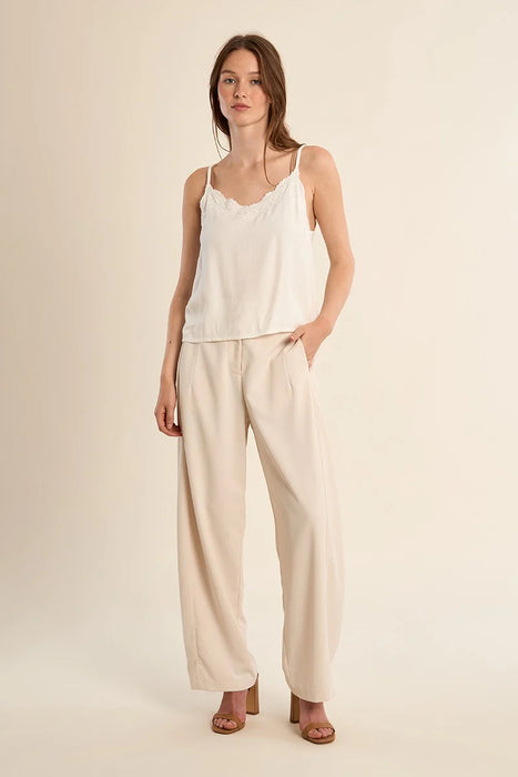 Barrel Leg Dress Pant