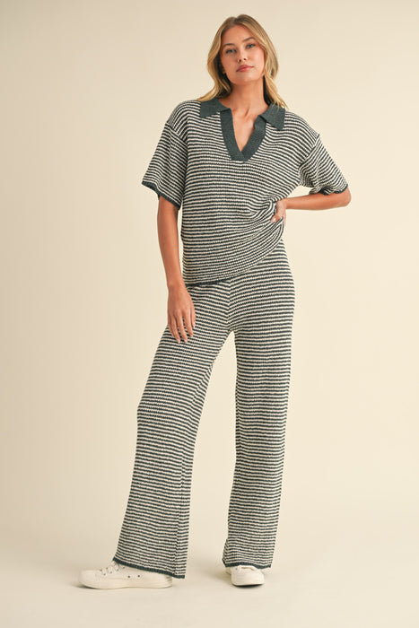 SS Sweater and Wide Pant Set