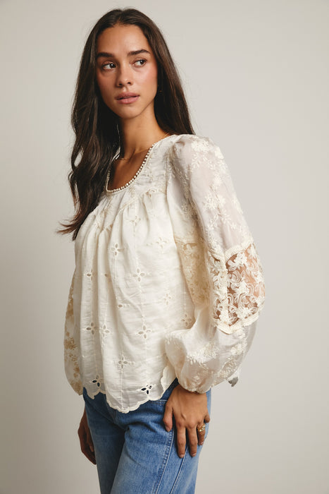 Eyelet Blouse