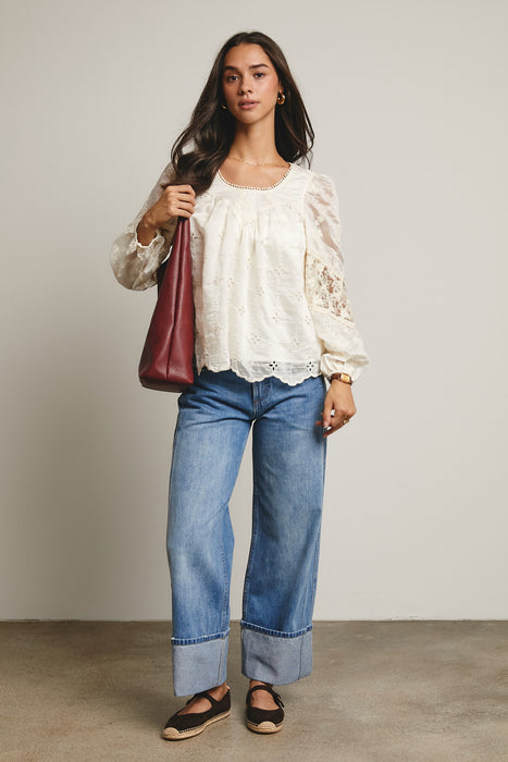 Eyelet Blouse