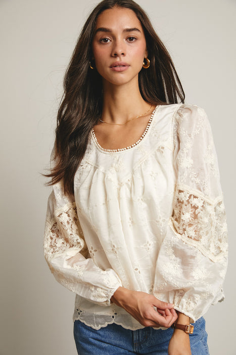 Eyelet Blouse