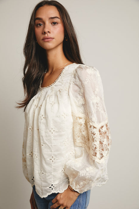 Eyelet Blouse