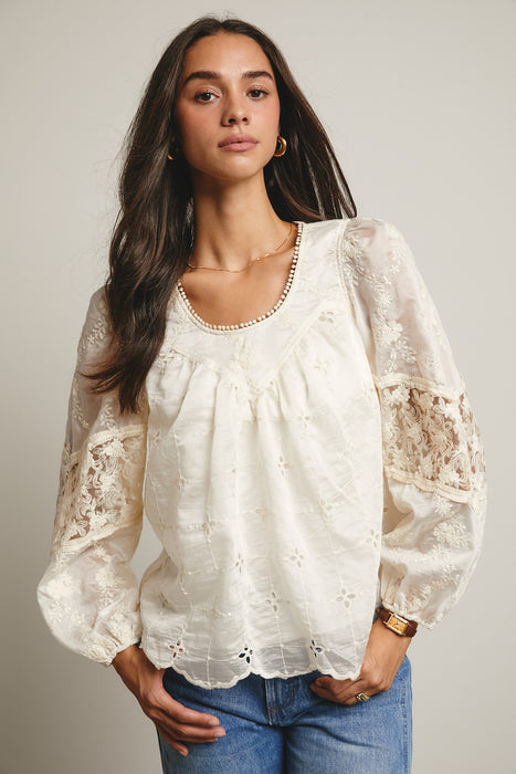 Eyelet Blouse