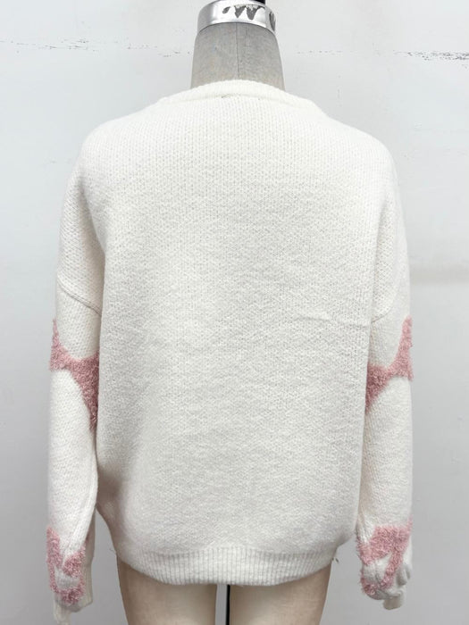 Bow Print Sweater