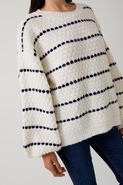 Round Neck Balloon Sweater