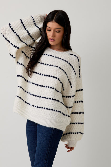 Round Neck Balloon Sweater