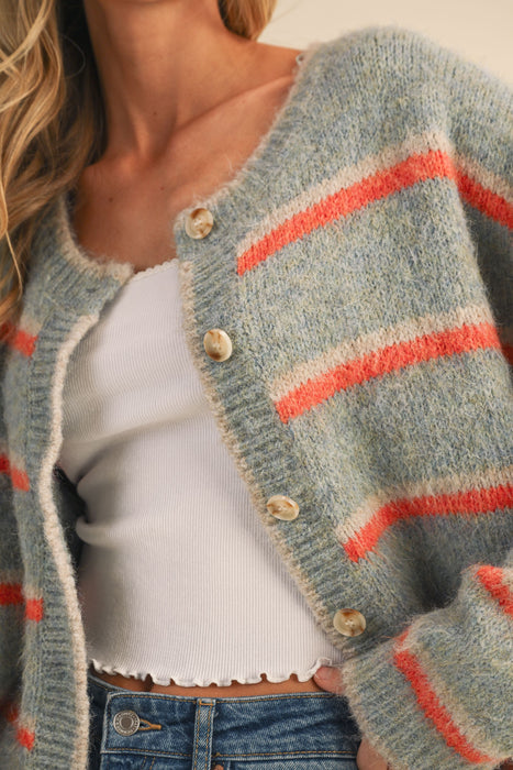 Striped Cardigan