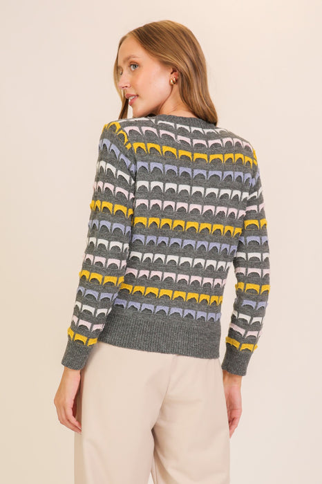 Geometric Cardigan