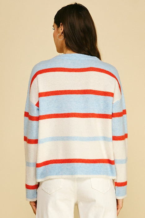 Striped Crew Neck Sweater