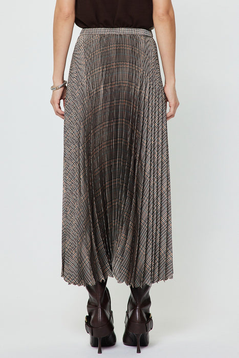 Pleated Midi Skirt