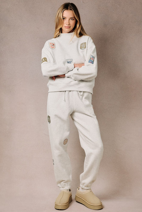 Ski Patches Jogger Sweatpants