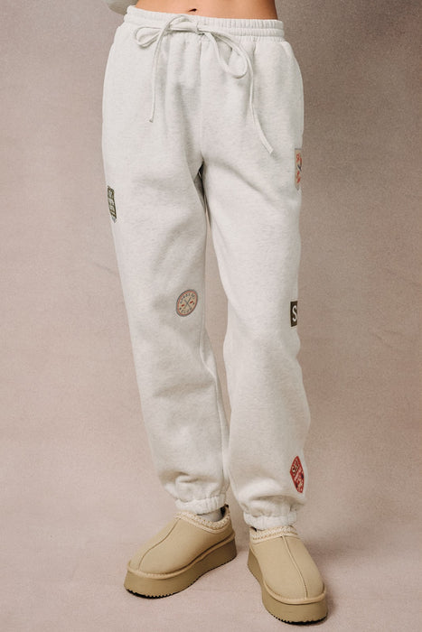 Ski Patches Jogger Sweatpants