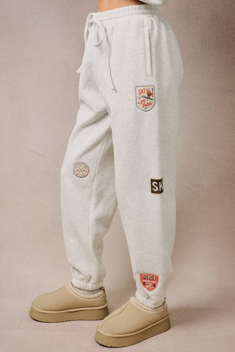 Ski Patches Jogger Sweatpants