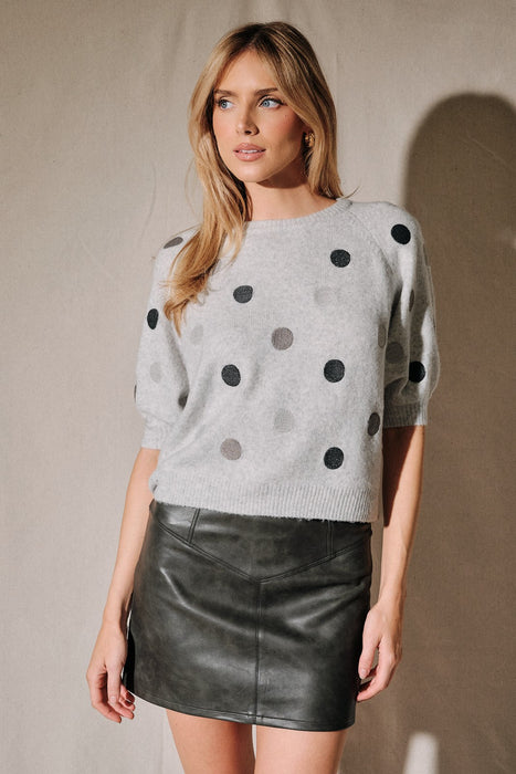 Raglan Polka Dot Sweater