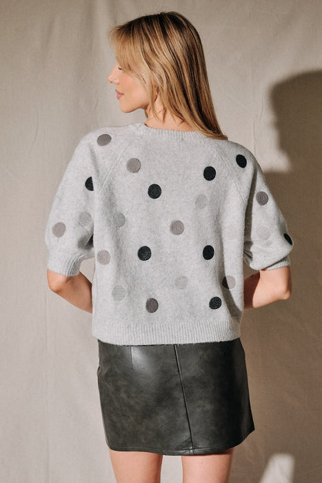 Raglan Polka Dot Sweater
