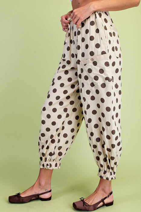 Polka Dot Jogger Pants
