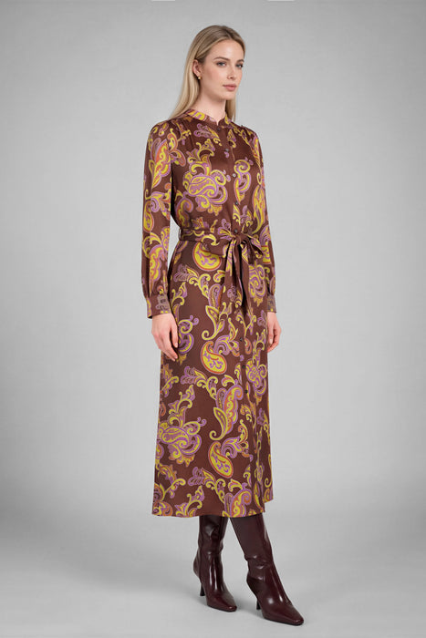 Belted Shirt Dress with Pockets