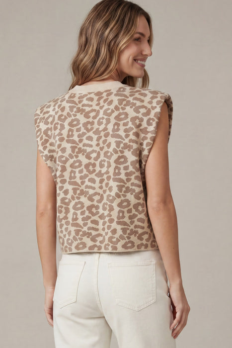 Leopard Print Sweater & Pants Set