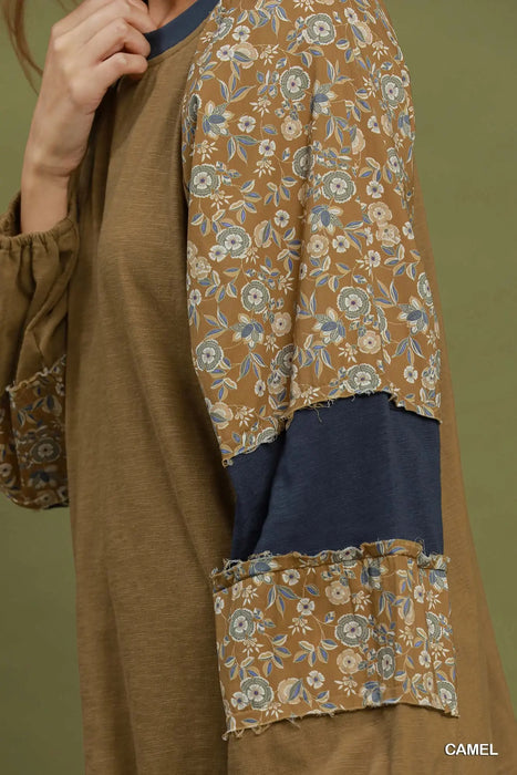 Floral Puff Sleeve Top