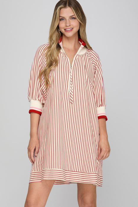 Striped Mini Dress