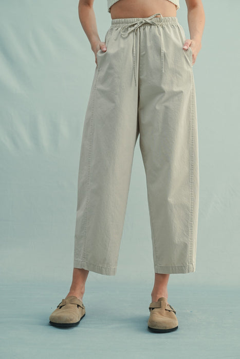 Drawstring Crop Pants