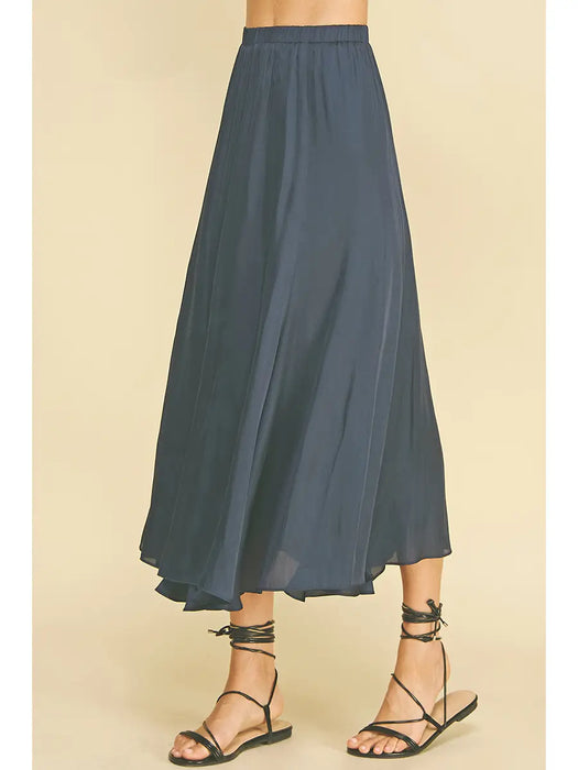 Woven Midi Skirt