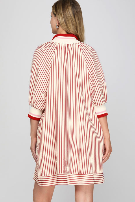 Striped Mini Dress