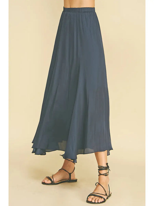 Woven Midi Skirt