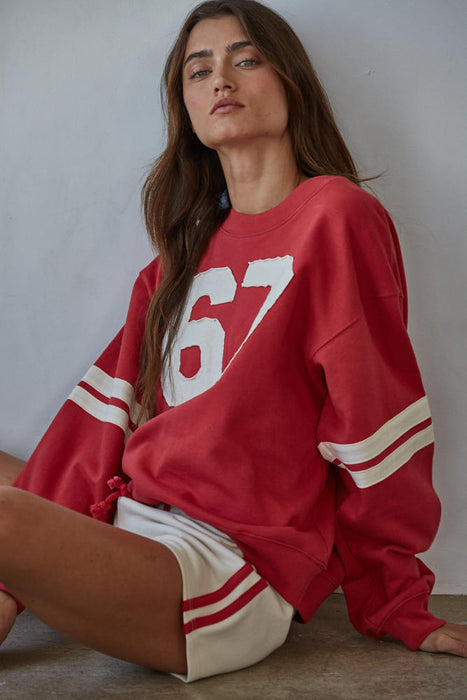 Dusty Red Pullover 67
