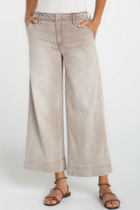 Crop Wide Leg Denim