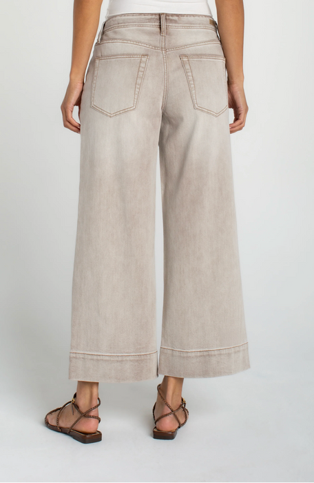 Crop Wide Leg Denim