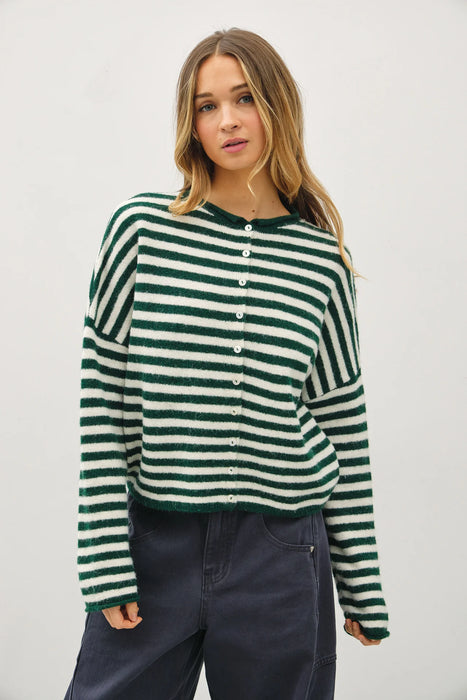 Striped Cardigan