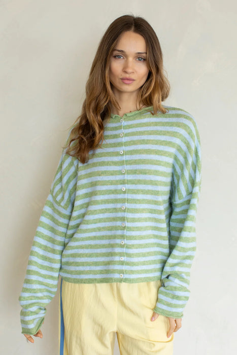 Striped Cardigan