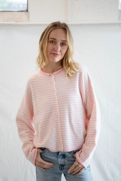 Piper Cardigan Mini Stripe
