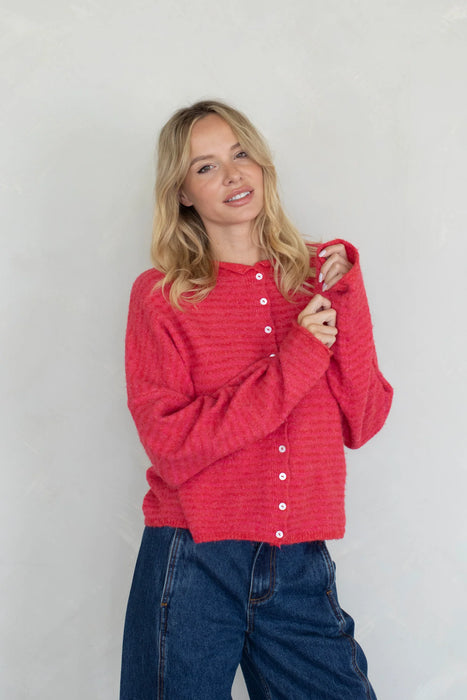 Piper Cardigan Mini Stripe