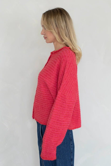 Piper Cardigan Mini Stripe