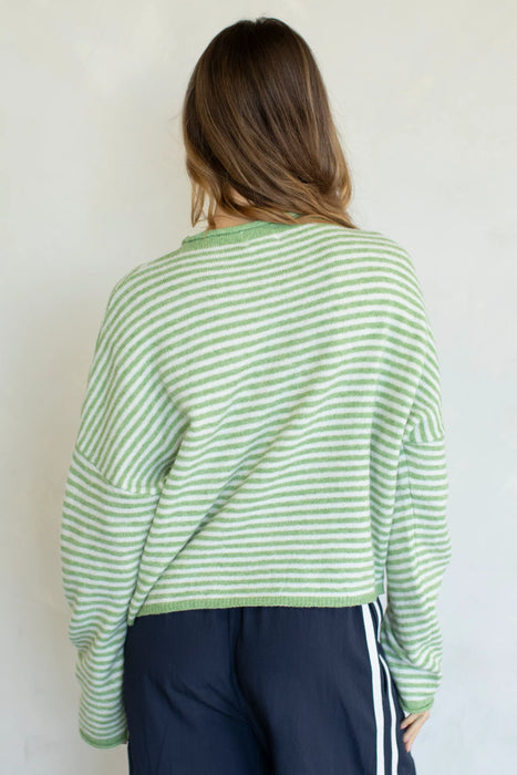 Piper Cardigan Mini Stripe