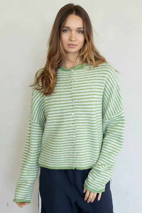Piper Cardigan Mini Stripe