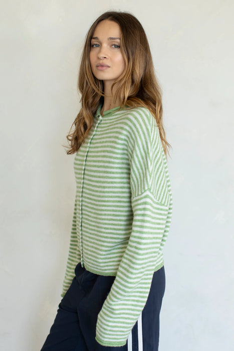 Piper Cardigan Mini Stripe