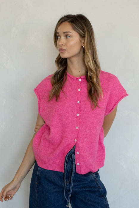 Sweater Vest Cardigan