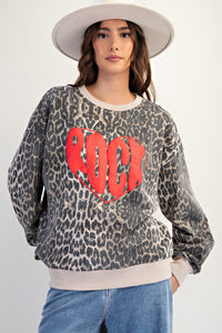 Animal Print Rock Top
