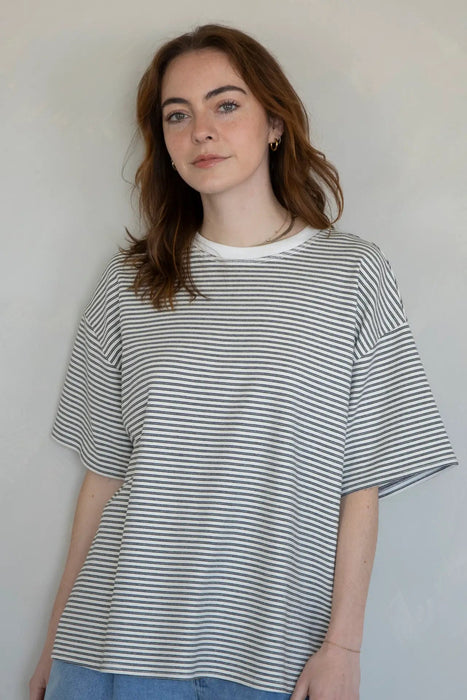 Striped Oversized Tshirt