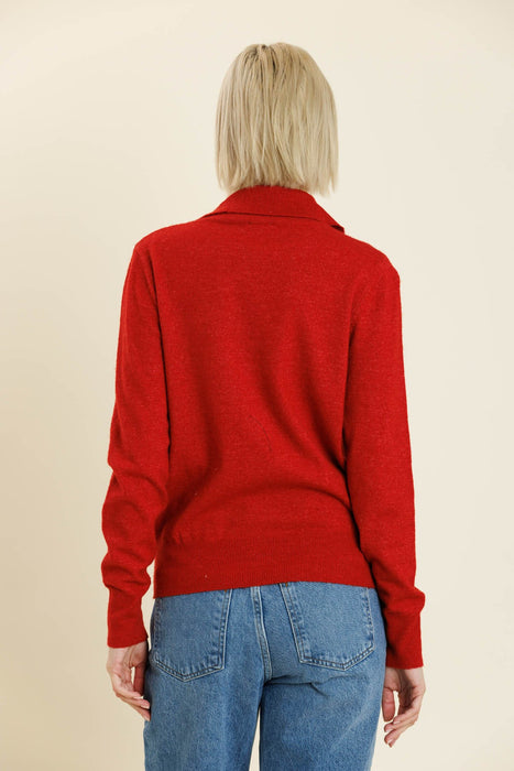 Roll Neck Cardigan