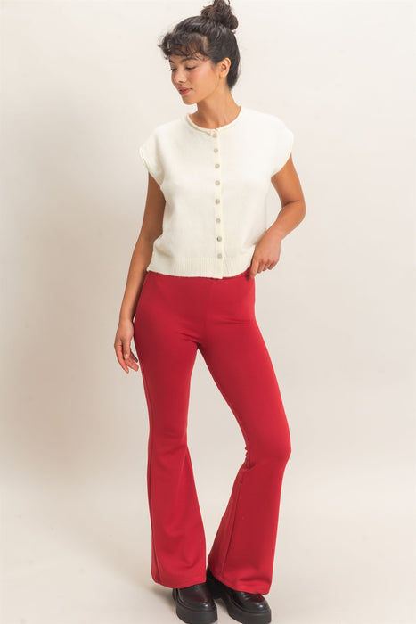 Button Down Sweater Vest