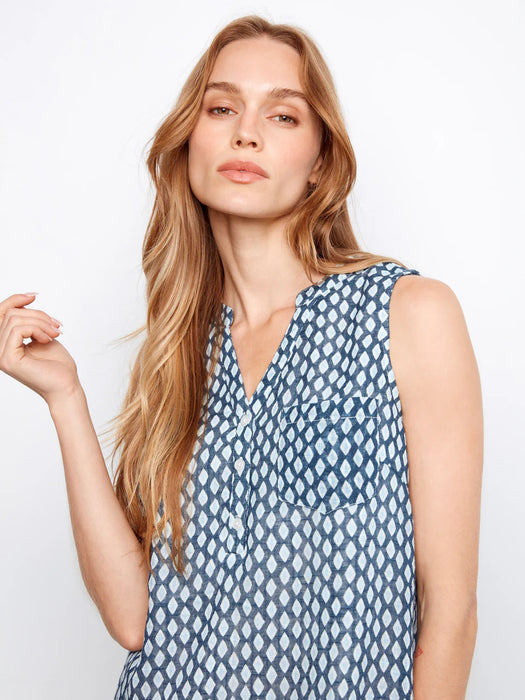 Henley Sleeveless Dress