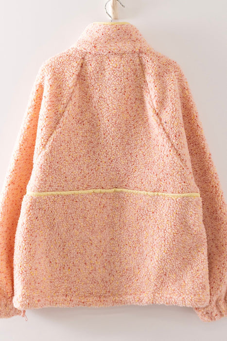 Oversize Jacket with Snap Buttons