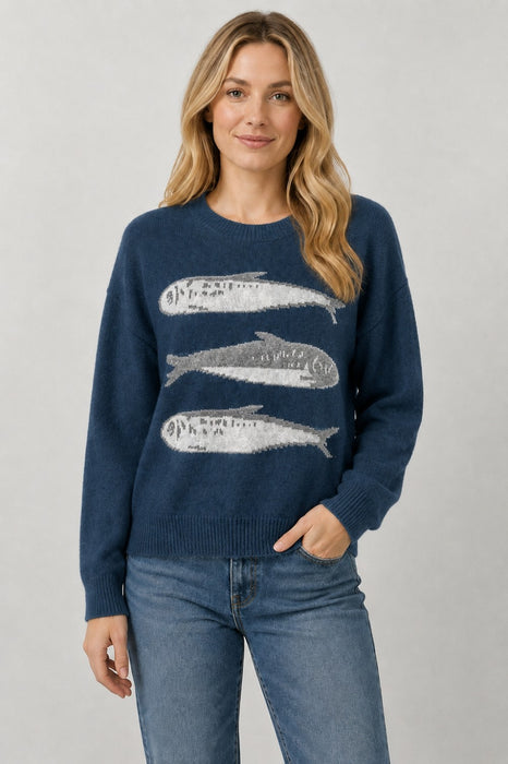 Fish Design Sweater