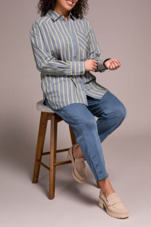Long Sleeve Button Front Shirt